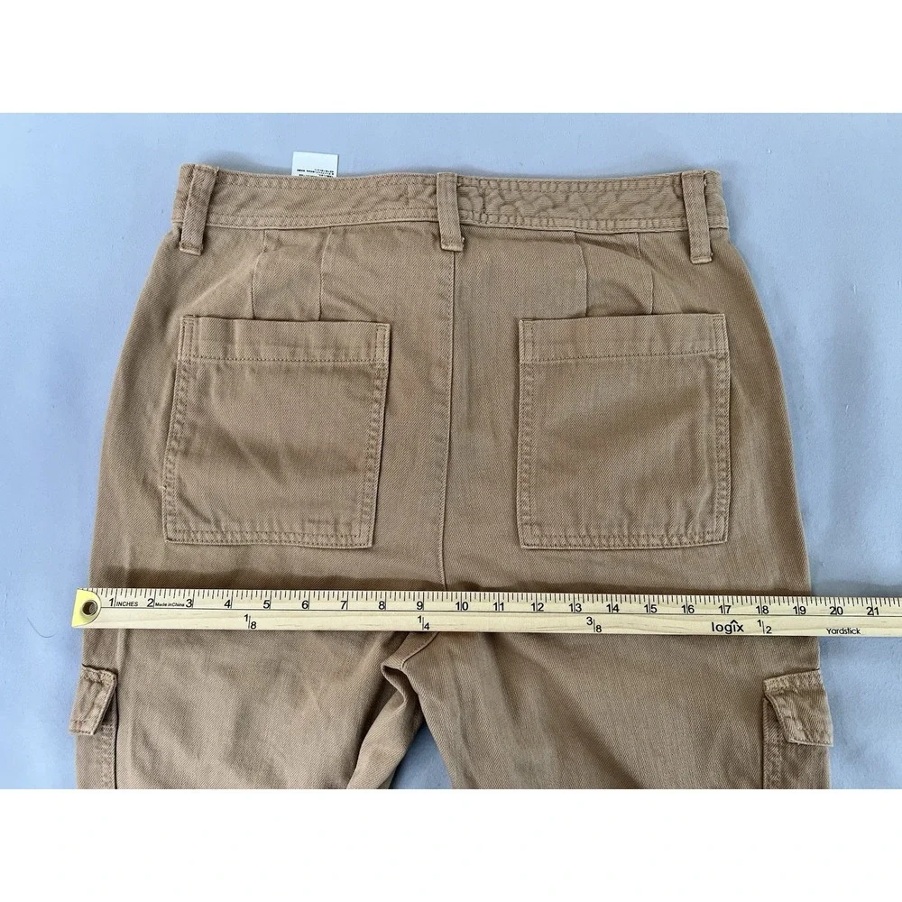 Banana Republic Utility‎ Cargo Pant in Iced Latte Brown Sz 2Tall